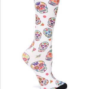 Sugar Skull Compression Socks